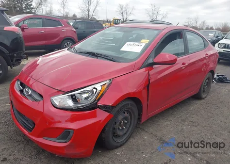 2016 Hyundai Accent Se z USA, uszkodzony, nr VIN KMHCT4AE5GU093733
